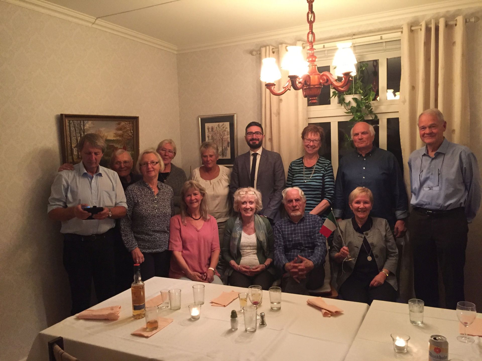 Alcuni soci del comitato di Halden
