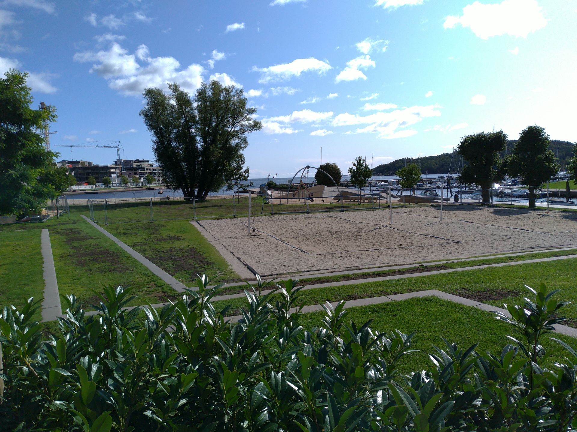 Parco vicino il molo